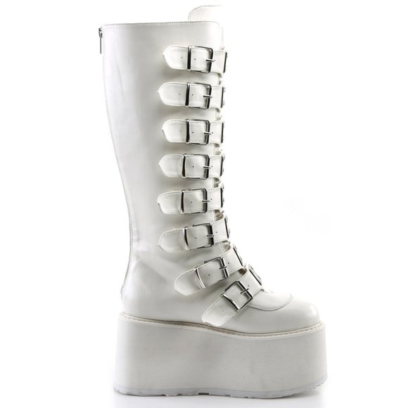 Gothic Platform Knee High Boots - Picture 1 of 5